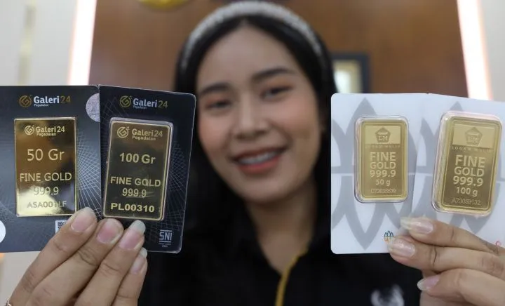 Harga Emas Antam Stabil di Rp3 Juta per Gram
