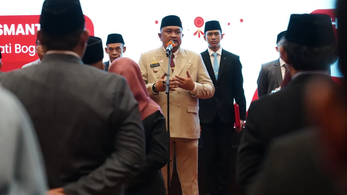 Bupati Bogor Lantik 21 Pejabat untuk Tingkatkan Pelayanan Publik