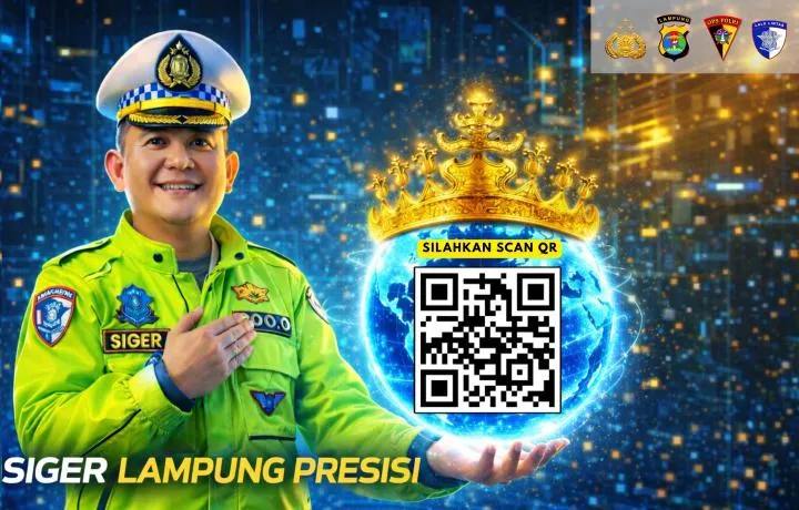 Polda Lampung Luncurkan Aplikasi Siger untuk Pantau Lalu Lintas Mudik 2026