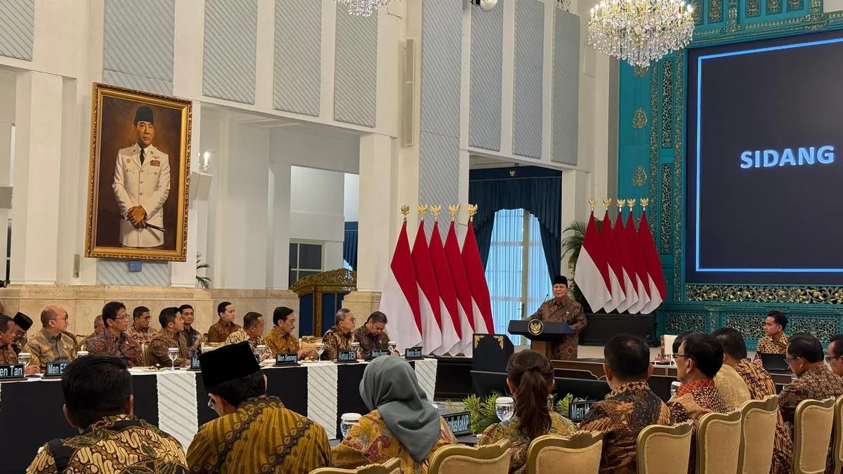 Sidang Kabinet Prabowo Bahas Persiapan Lebaran dan Pembayaran Zakat