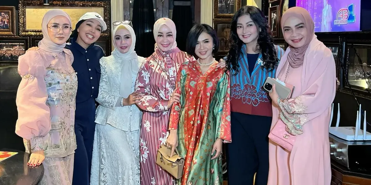 Mulan Jameela Gelar Buka Puasa Bersama Artis Senior di Resto Ahmad Dhani