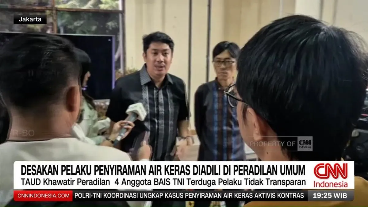 Kasus Penyiraman Air Keras: Desakan Terbuka untuk Peradilan Umum