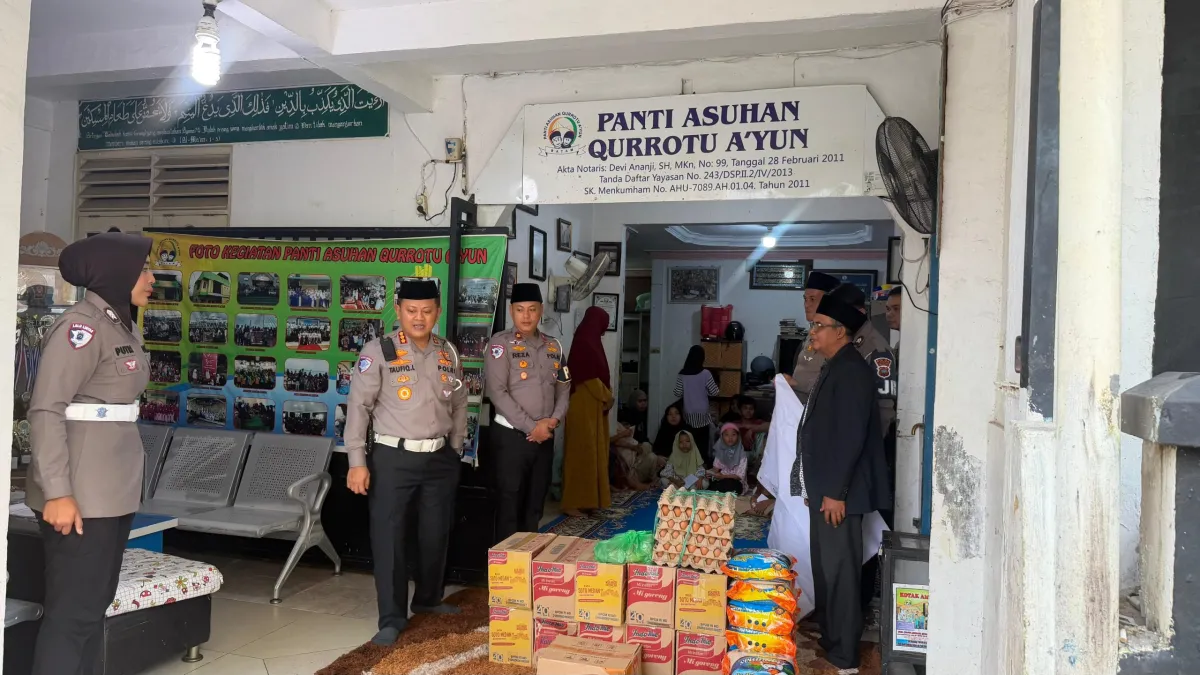 Ditlantas Polda Kepri Salurkan Bantuan Sosial di Panti Asuhan Selama Ramadhan