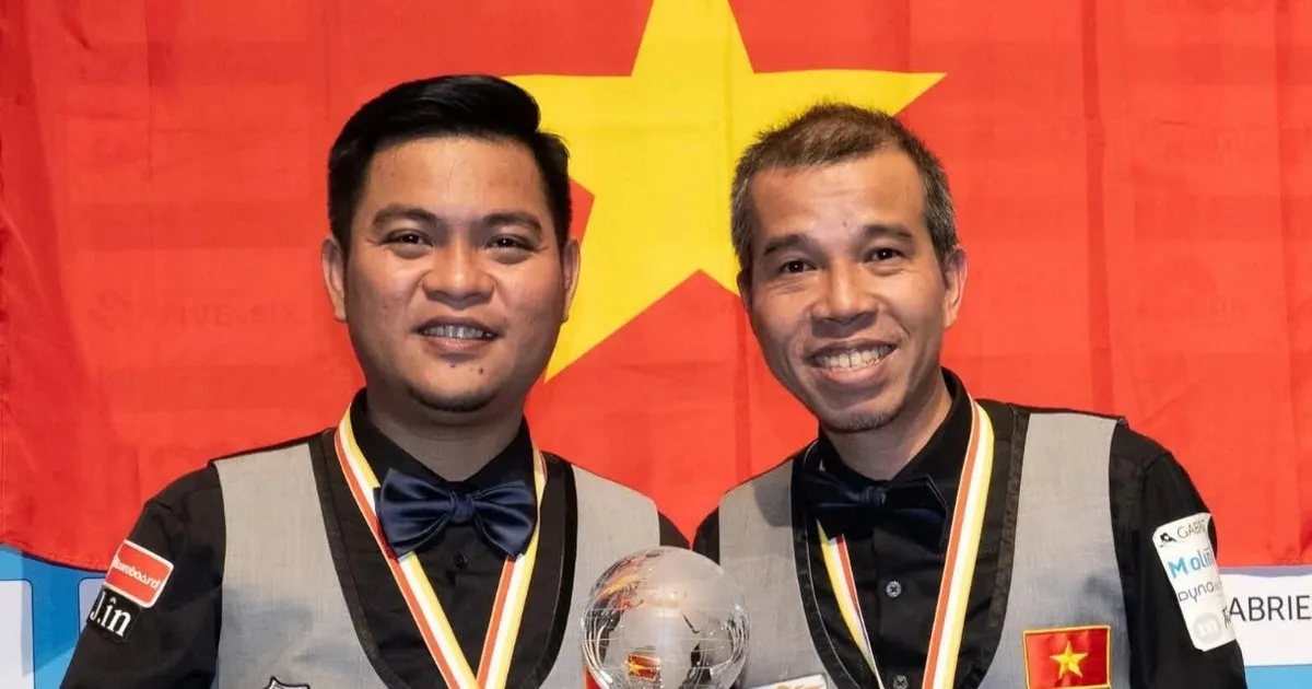 Tran Quyet Chien dan Thanh Tu Raih Gelar Juara Dunia Biliar di Jerman