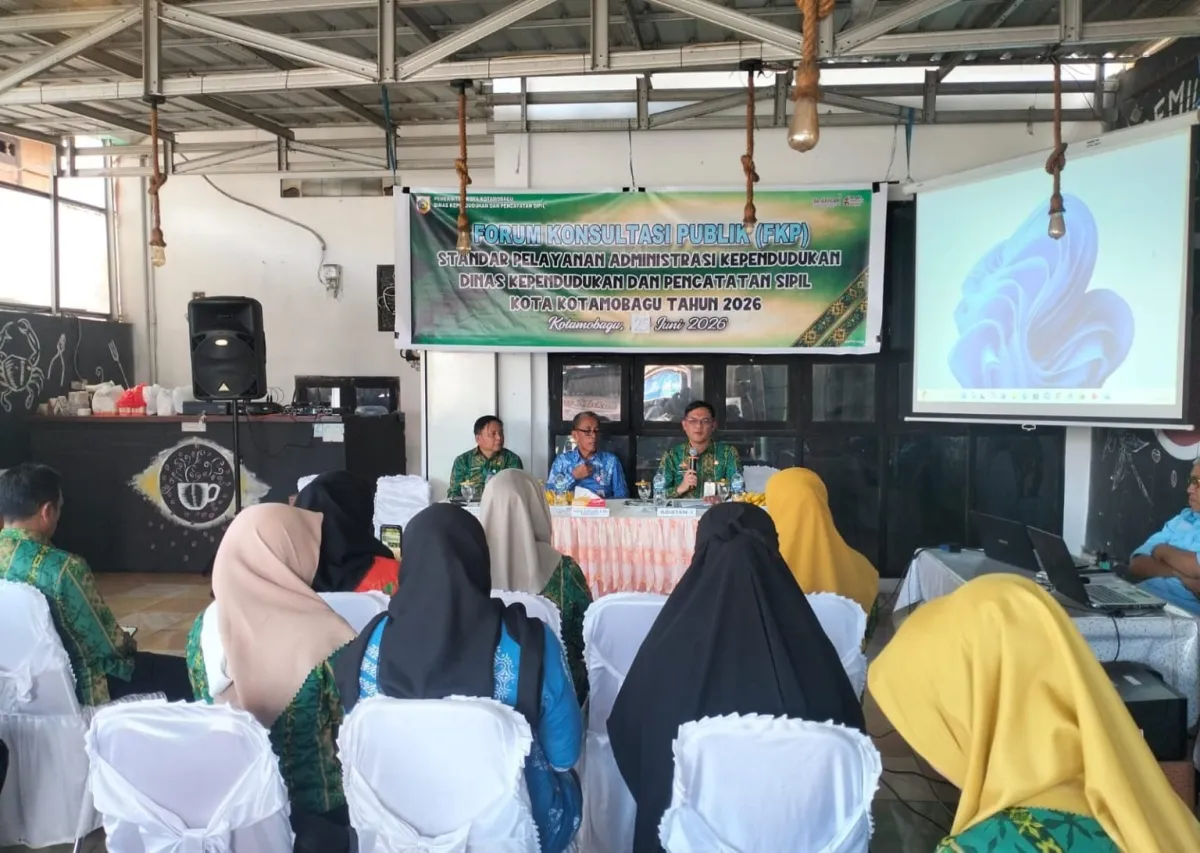 Pemkot Kotamobagu Fasilitasi Aspirasi Warga Melalui Forum Konsultasi Publik Adminduk 2026