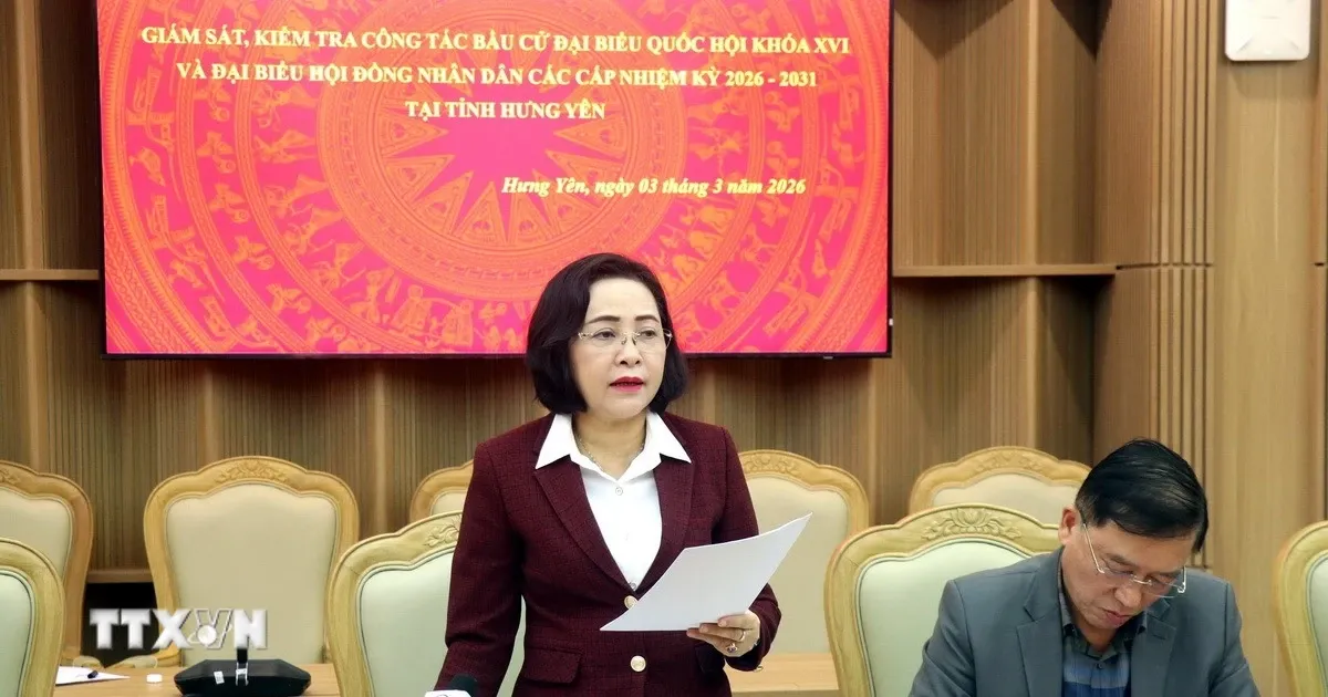 Pemilihan Dewan Rakyat di Hung Yen Berjalan Tanpa Kesalahan Data Pemilih