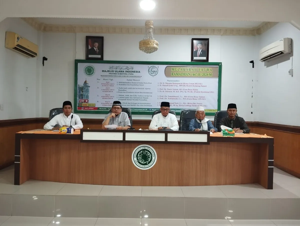 MUI Sumut Bahas Etika dan Hukum Adat Tadarus Al-Qur'an dalam Muzakarah Fatwa Ramadhan