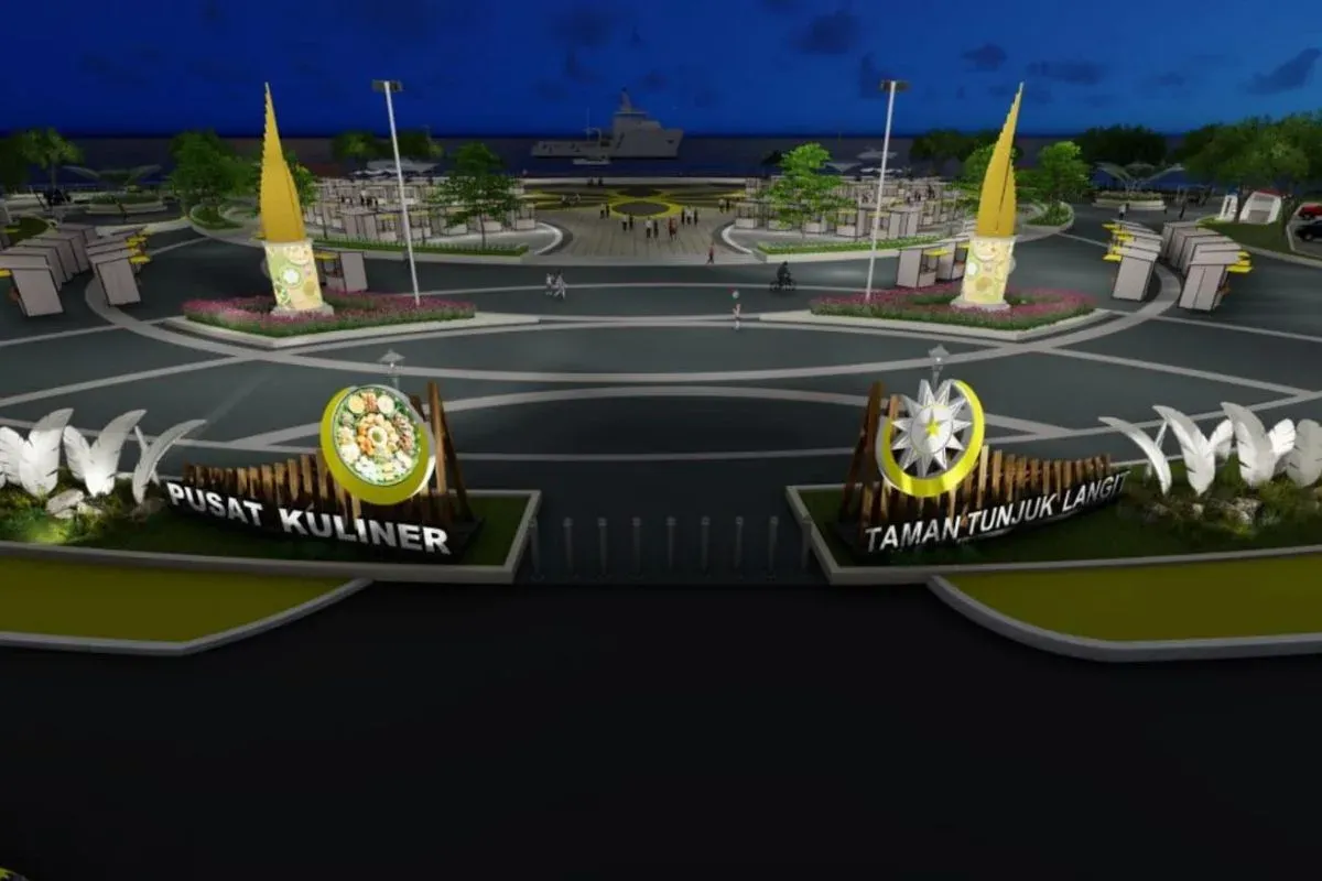 Penataan Taman Gurindam 12 Tanjungpinang Jadi Pusat UMKM dan Ruang Publik Modern