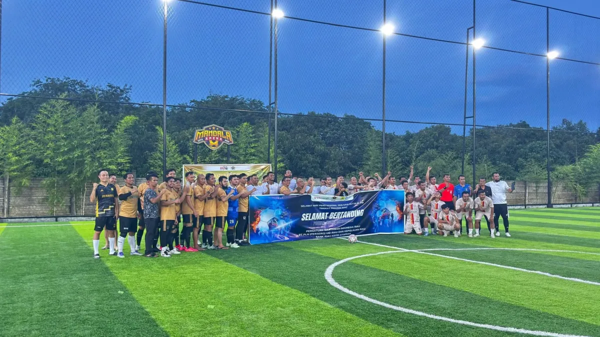 PWI Riau Gelar Trofeo Sepakbola Mini Bersama PLN dan BRK Syariah