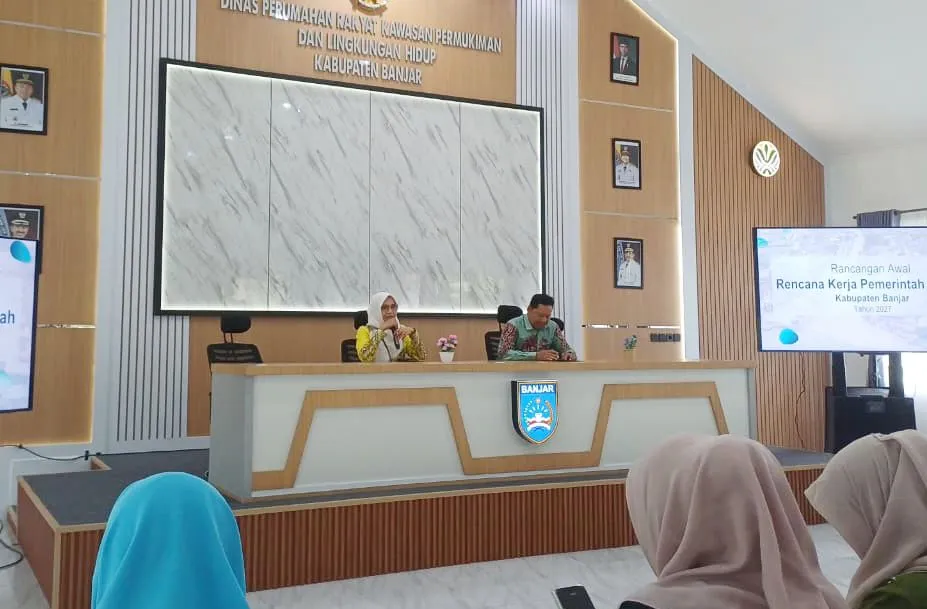 DPRKPLH Siapkan Rencana Kerja Strategis Pembangunan Kabupaten Banjar 2027
