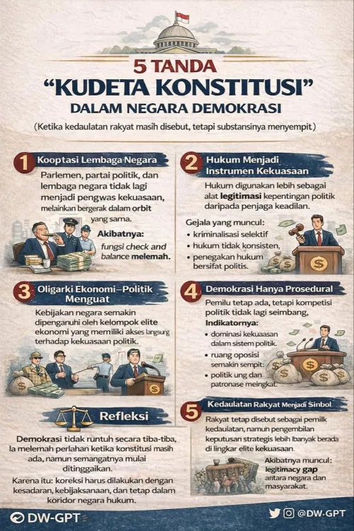 Menghadapi Ancaman Kudeta Konstitusi dalam Demokrasi Modern