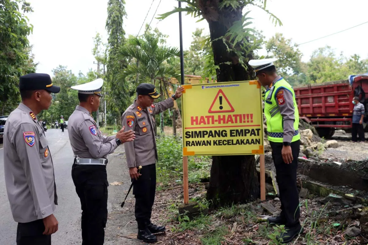 Polres Kulon Progo Identifikasi Titik Rawan Kecelakaan di Jalur Mudik