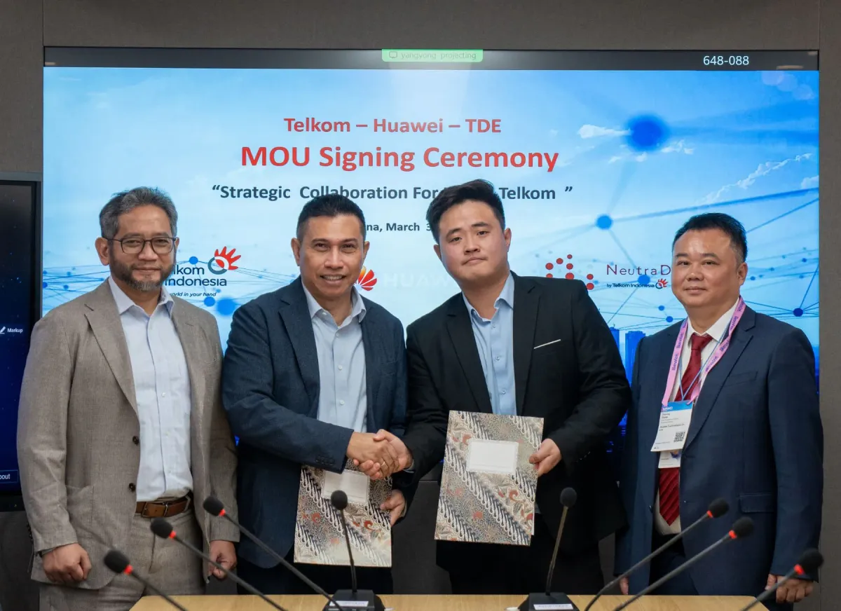 Telkom dan Huawei Jalin Kerjasama Strategis untuk Perkuat Infrastruktur Digital