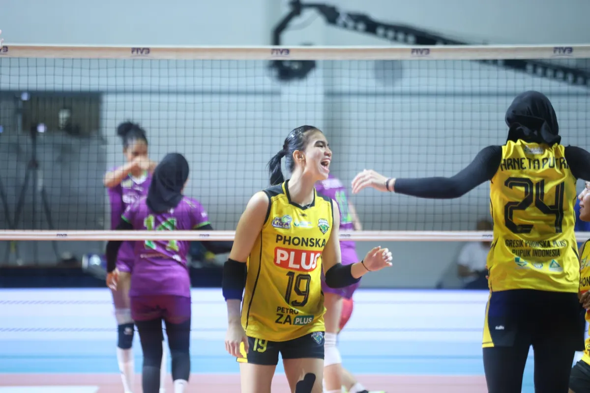 Gresik Phonska Plus Kalahkan Jakarta Pertamina dan Raih Peringkat Pertama Proliga 2026