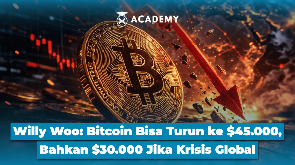 Willy Woo: Bitcoin Berpotensi Turun Hingga $30.000 di Tengah Krisis Global