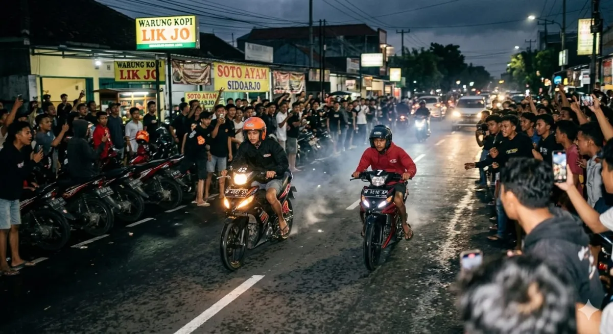 Patroli Keamanan Ramadan Cegah Balap Liar di Tanjungsari