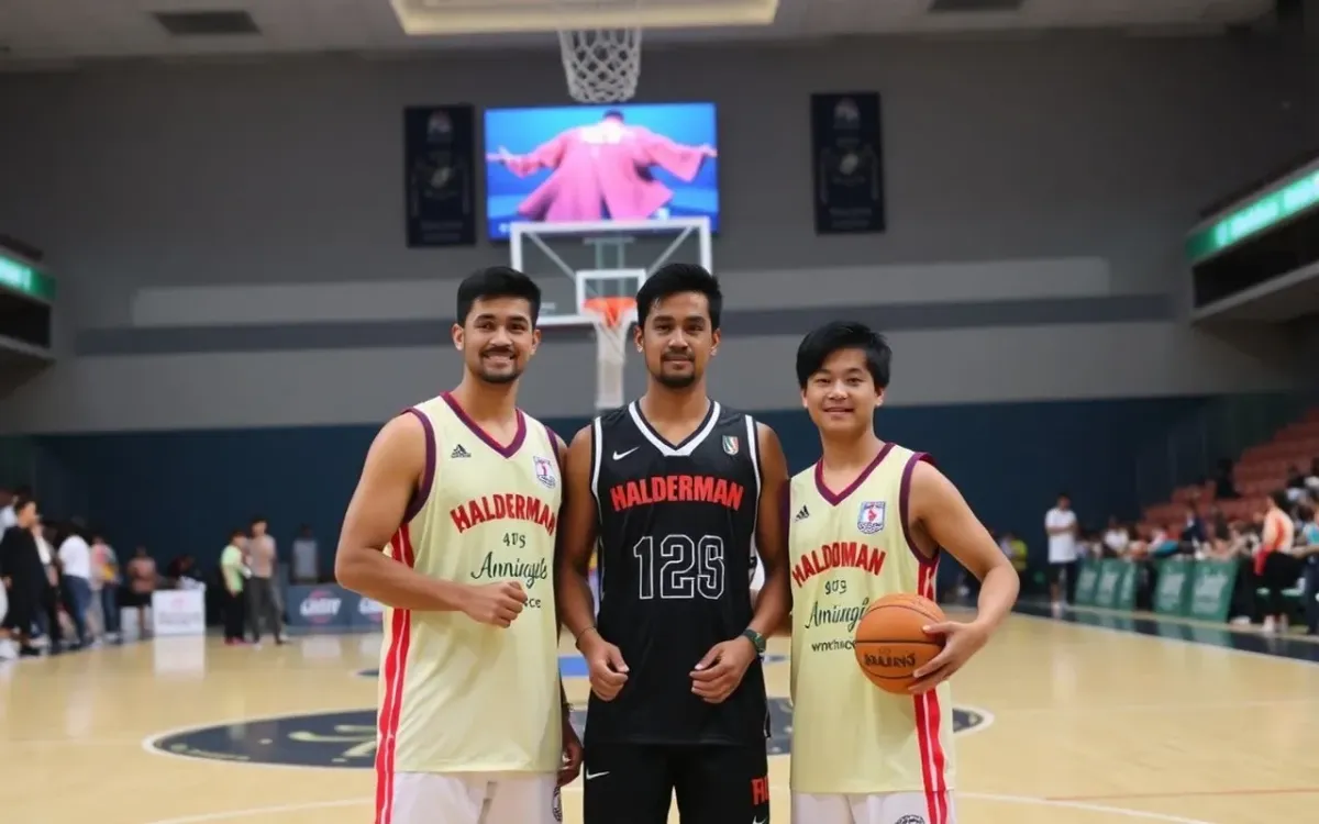 Caitlin Halderman Tampilkan Gaya Sporty saat Bermain Basket