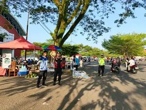 Ribuan Langkah Pagi dan Geliat UMKM Warnai CFD Langensari dengan Pengamanan Polisi