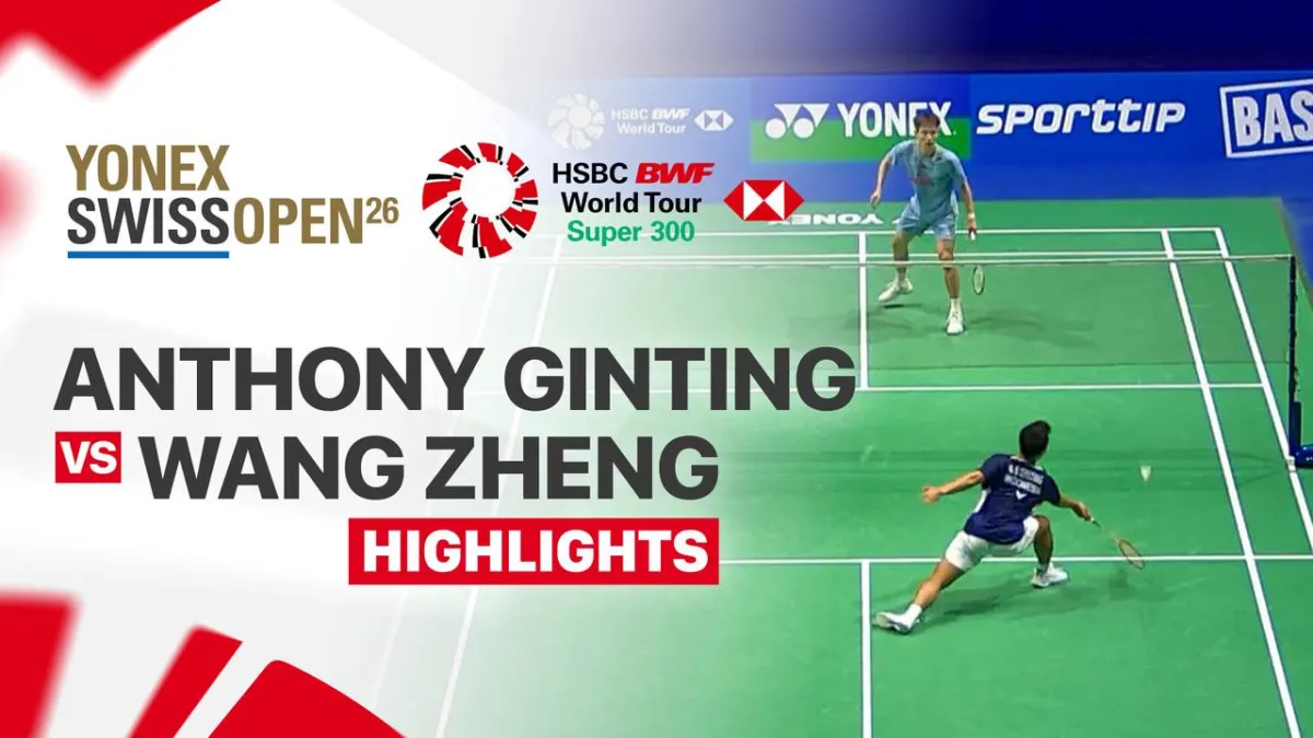 Ginting Hadapi Wang di YONEX Swiss Open 2026