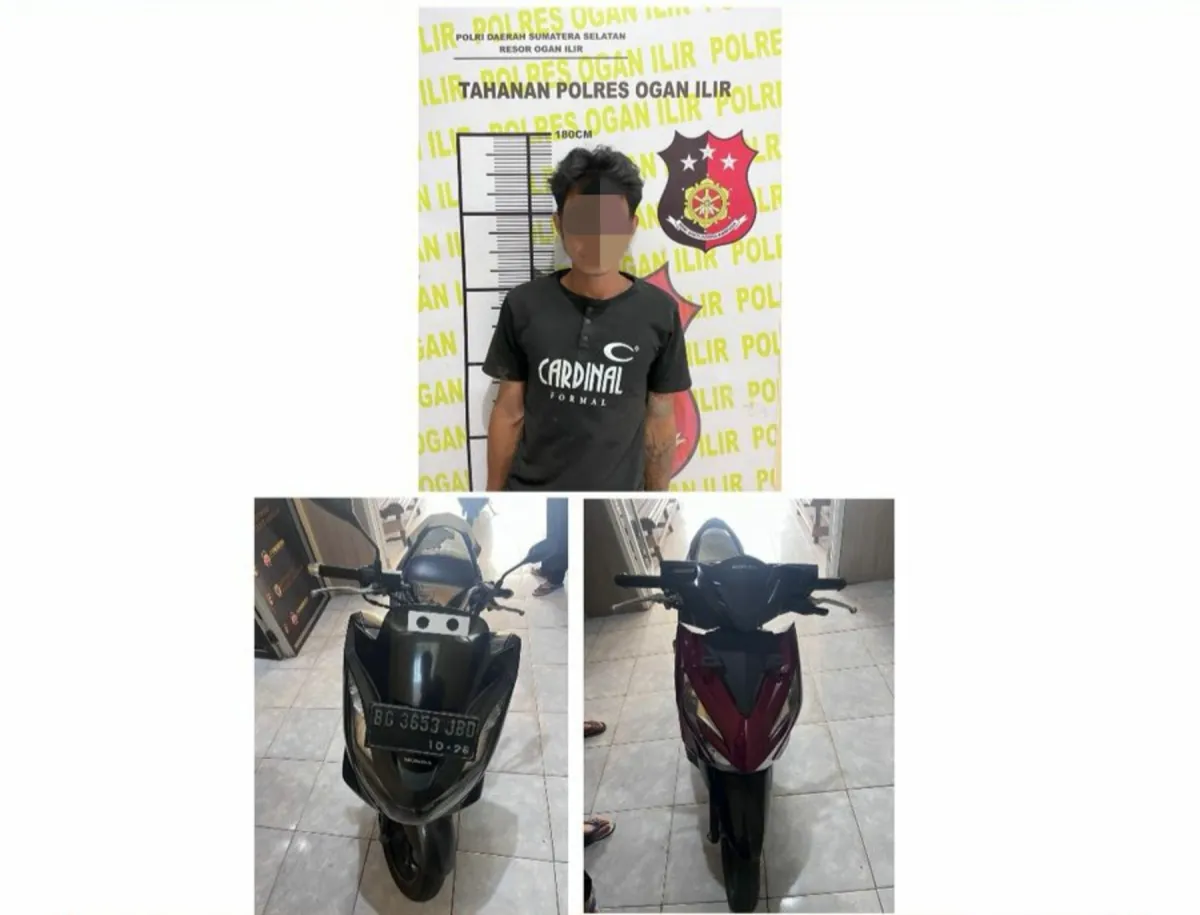 Polisi Tangkap Residivis Begal Motor di Ogan Ilir
