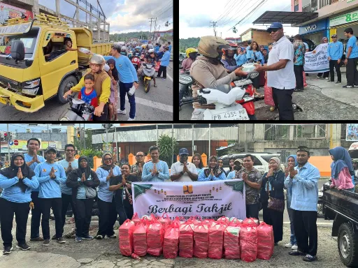 Kementerian PU Bagikan Takjil Ramadan di Manokwari