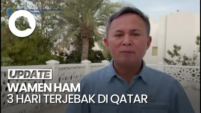 Wamen HAM Mugiyanto Terjebak di Qatar Karena Konflik AS-Israel dan Iran