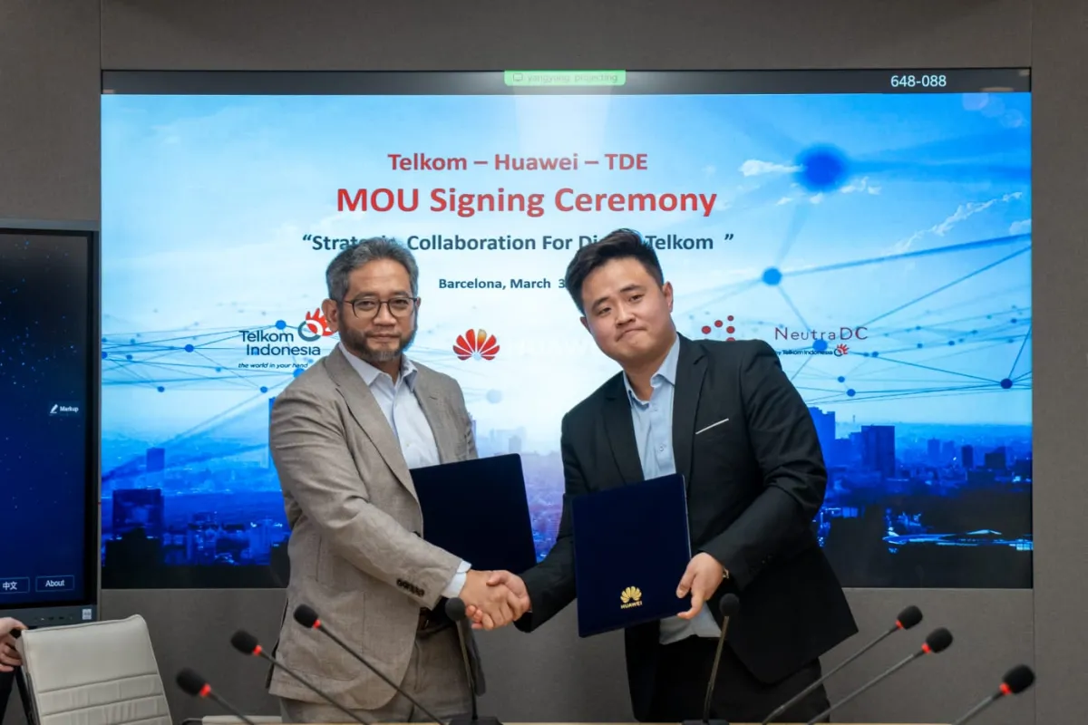 Telkom dan Huawei Jalin Kerja Sama Strategis untuk Perkuat Infrastruktur Digital