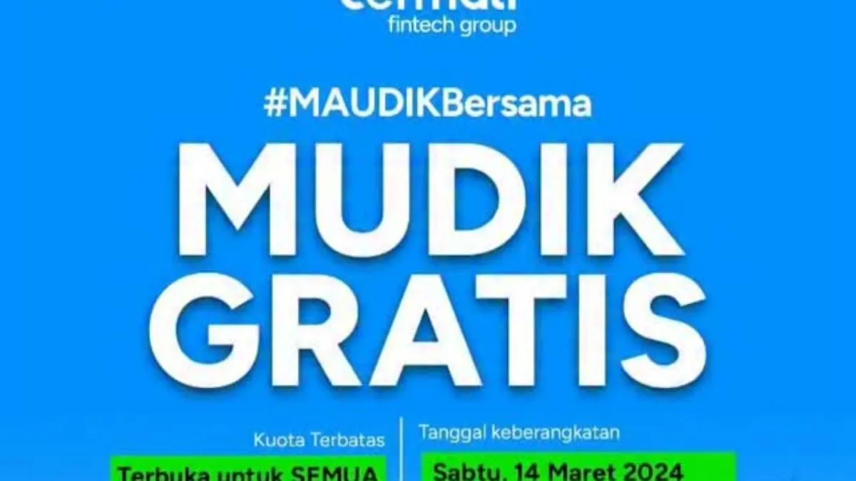 Pendaftaran Mudik Gratis Cermati Fintech Group 2026 Dibuka, Rute Hingga Malang