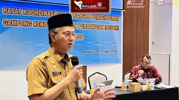 Kadis DPMG Bahas Pembentukan Gampong Rekonsiliasi Perdamaian