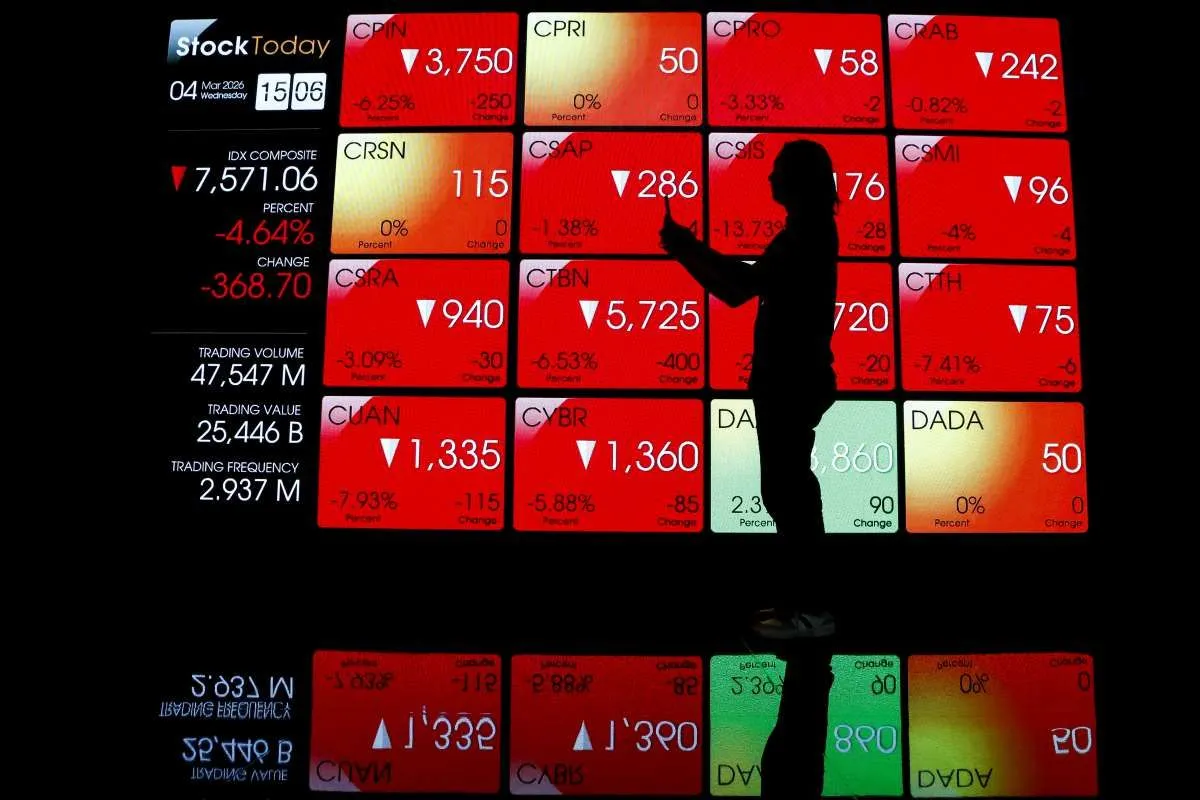 IHSG Tertekan: Kinerja Terburuk di Asia Pasifik