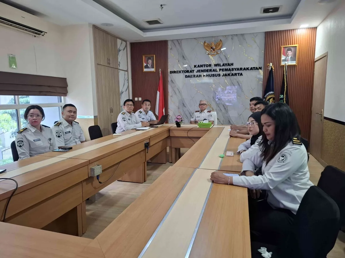 Kanwil Ditjenpas DK Jakarta Ikuti Rapat Penguatan Reformasi Birokrasi 2026