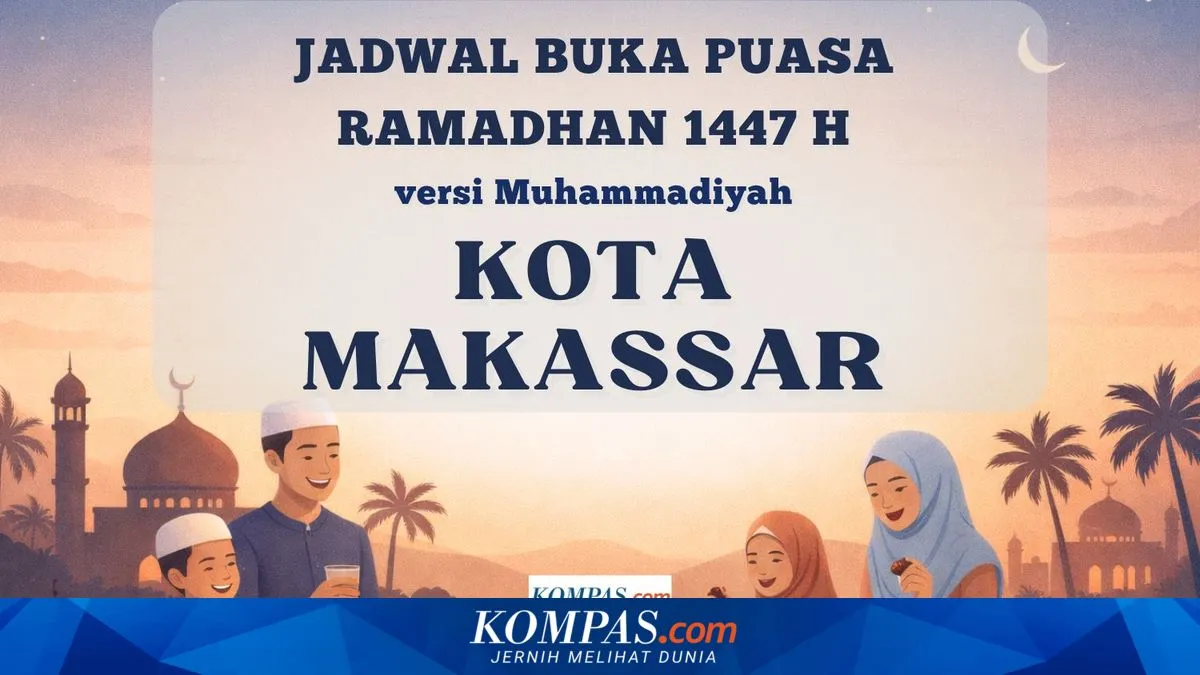 Jadwal Buka Puasa di Makassar 27 Februari 2026: 18.25 Wita