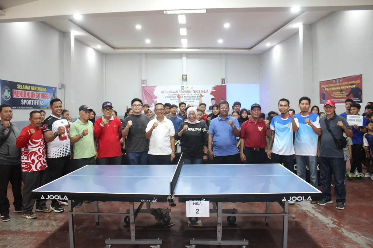 PTMSI NTB Gelar Kejurprov Tenis Meja untuk Ciptakan Atlet Unggul Menuju PON 2028