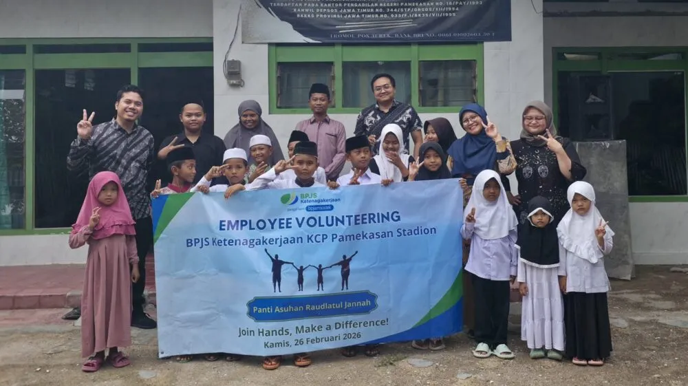 BPJS Ketenagakerjaan Pamekasan Gelar Santunan untuk Anak Yatim di Ramadan