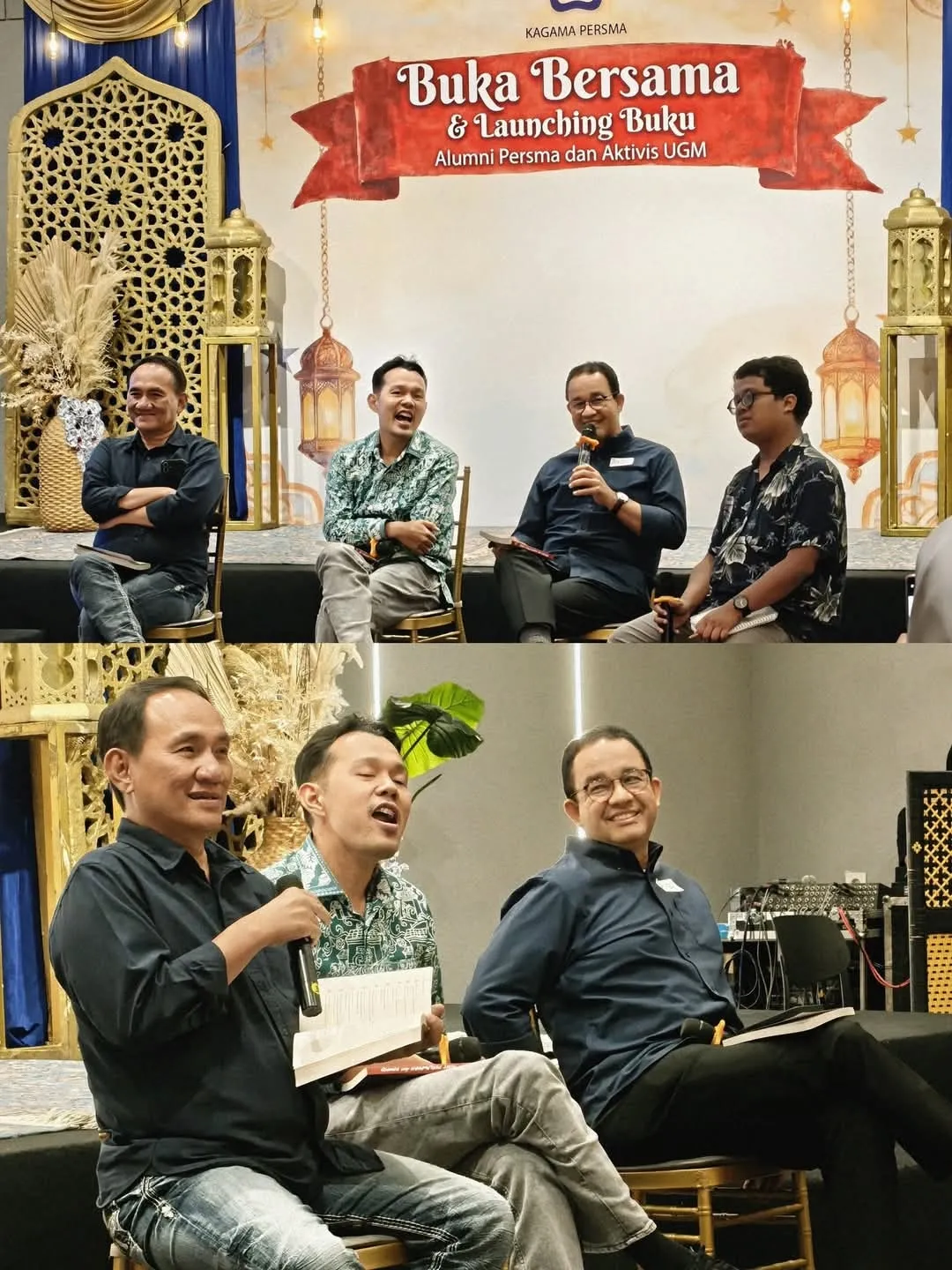 Anies Baswedan Hadiri Bukber dan Peluncuran Buku Kagama Persma UGM