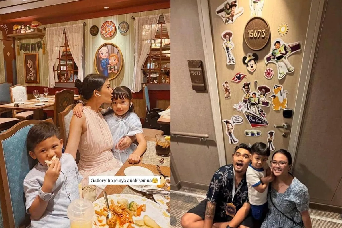 Keceriaan Selebriti dan Anak di Disney Cruise Singapura