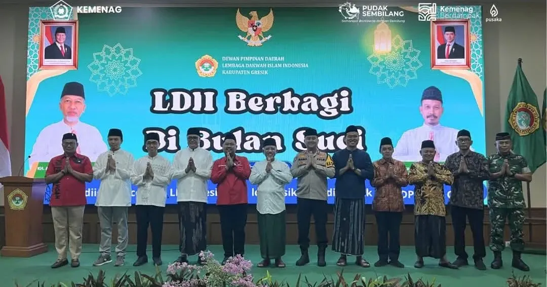LDII Gresik Santuni 1.500 Anak Yatim dan Dhuafa Bersama Kemenag dan Pemkab