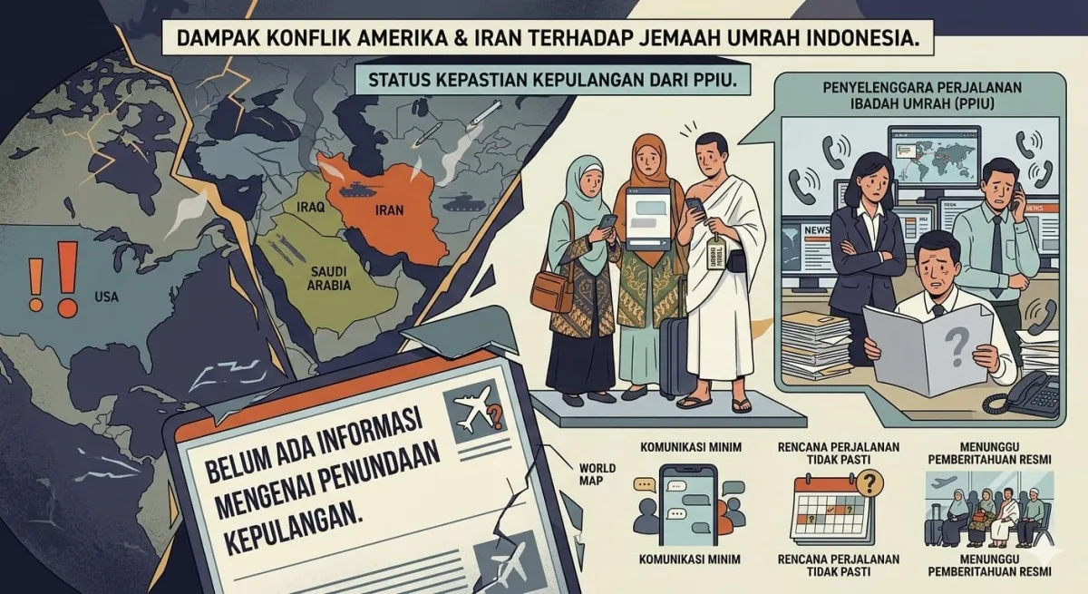 Kepulangan Jemaah Umrah Kotim Tetap Sesuai Jadwal Meski Konflik di Timur Tengah