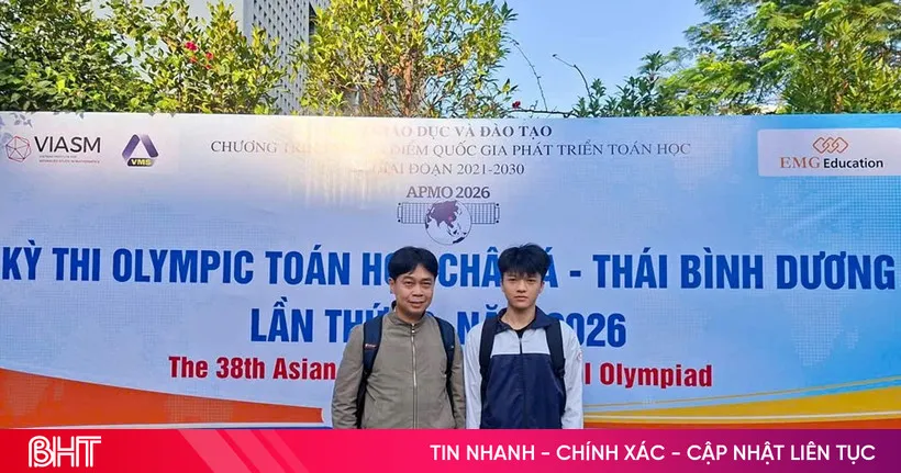 Siswa Ha Tinh Raih Skor Tertinggi di Olimpiade Matematika Asia-Pasifik