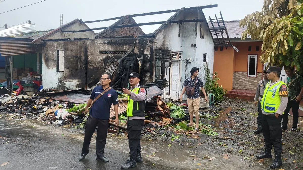 Kebakaran Rumah Warga di Kutasari, Kerugian Puluhan Juta Rupiah