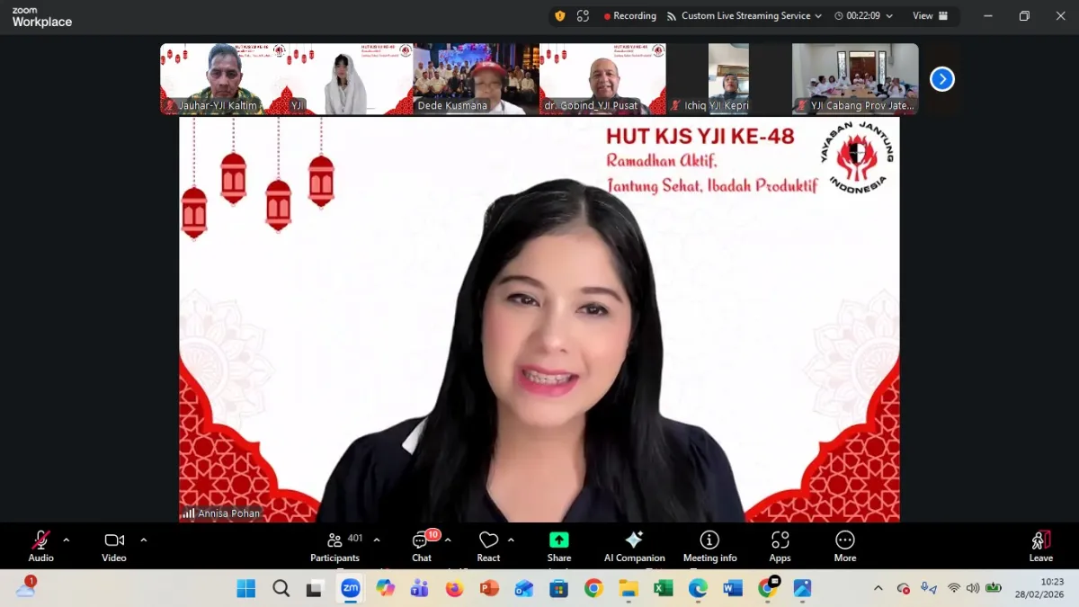 Annisa Pohan Ajak Gaya Hidup Sehat untuk Cegah Penyakit Jantung pada Usia Muda