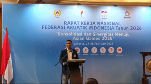 Anindya Bakrie Tegaskan Pembinaan Atlet Akuatik Menuju Prestasi di Rakernas 2026