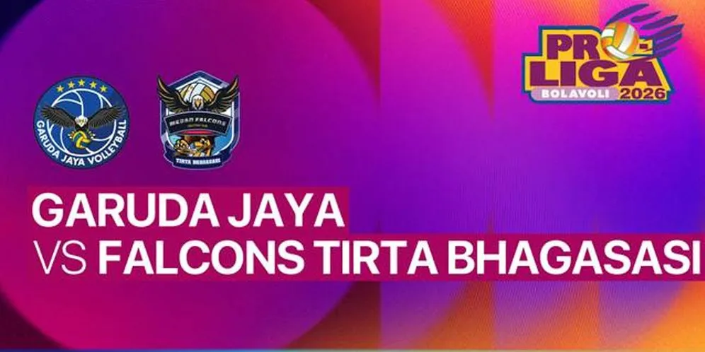 Saksikan Jakarta Garuda Jaya vs Medan Falcons di Proliga 2026 Hari Ini