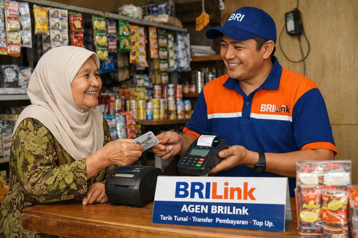 Agen BRILink Permudah Transaksi Keuangan bagi Lansia di Bojonegoro