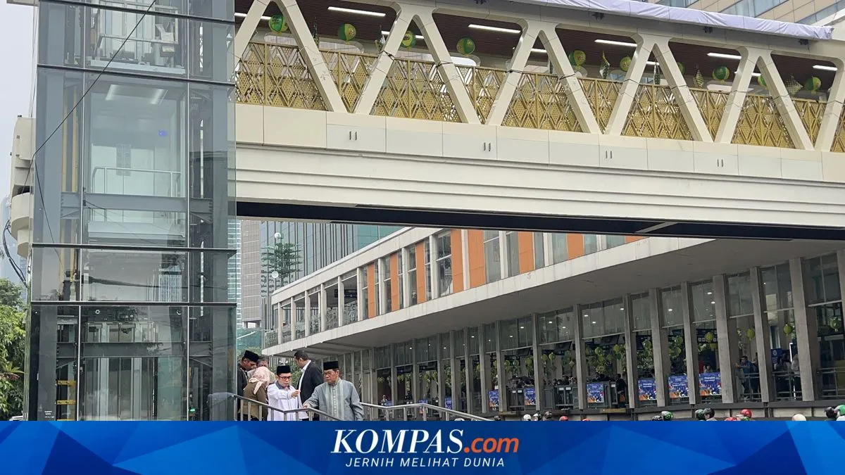 JPO Sarinah Resmi Diresmikan dengan Fasilitas Ramah Disabilitas