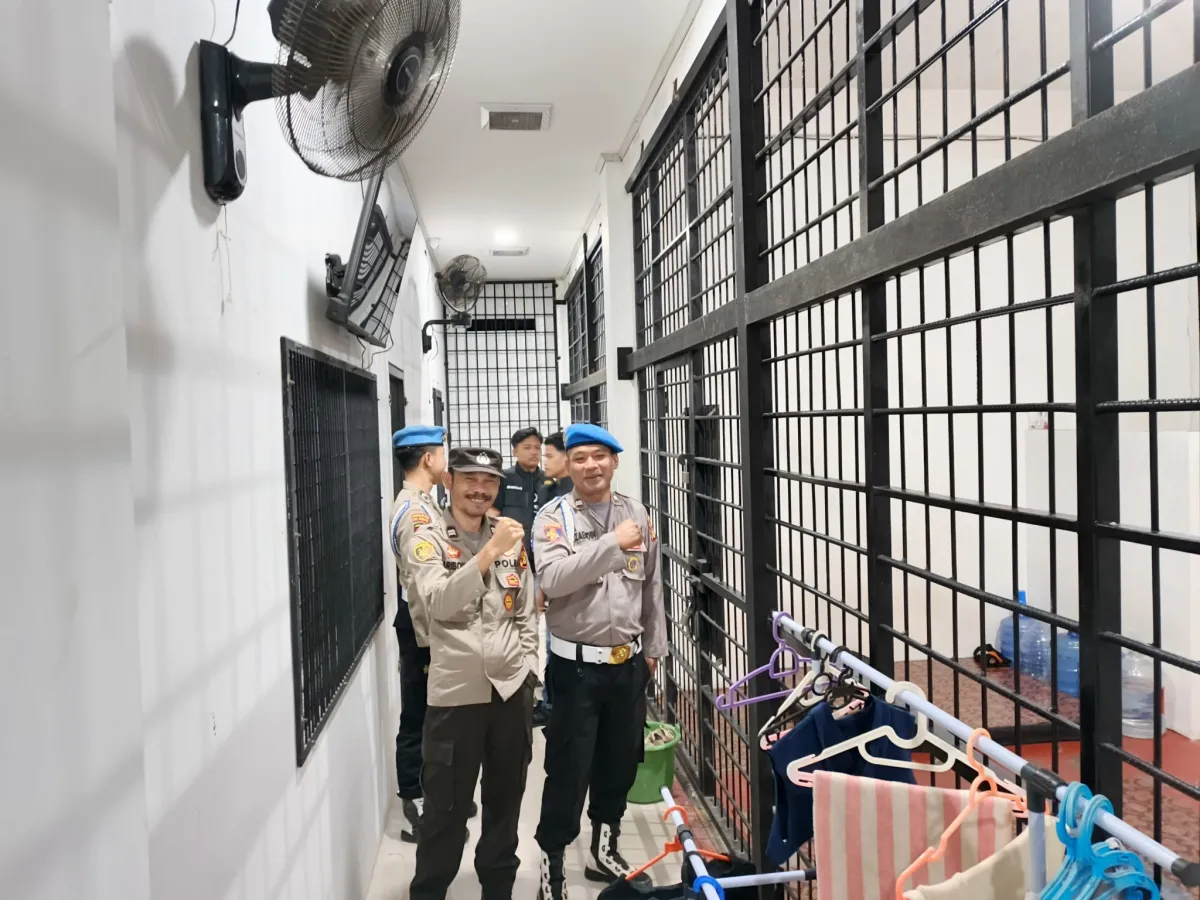 Polsek Sangatta Utara Tingkatkan Pengecekan Rutan untuk Keamanan dan Ketertiban