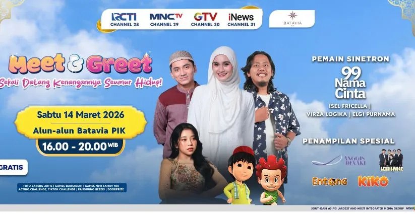 Dahsyat Meet & Greet 99 Nama Cinta Hadir di Batavia PIK