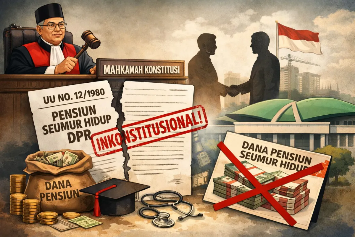 DPR Setujui Penghapusan Pensiun Seumur Hidup Pejabat Negara