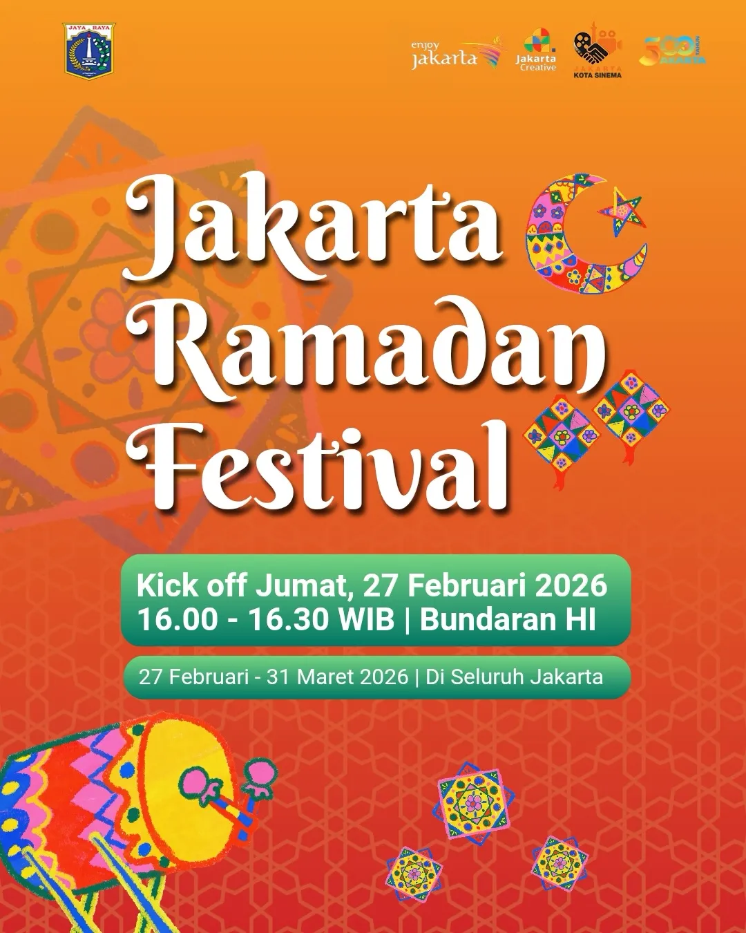 Jakarta Ramadan Festival 2026: Meriahkan Bulan Suci dengan Beragam Acara dan Toleransi