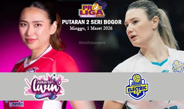 Pertandingan Penentu: Jakarta Livin Mandiri vs Electric PLN Mobile di Proliga 2026